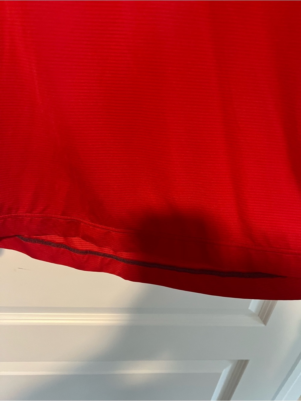 Men's Lulu Lemon. Red Short-Sleeve Polo Shirt size L/XL - Picture 8 of 11